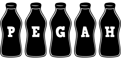 Pegah bottle logo