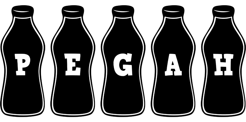 Pegah bottle logo