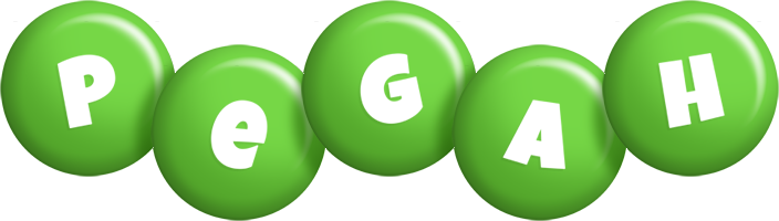 Pegah candy-green logo