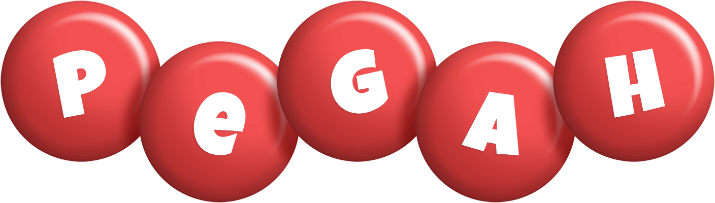 Pegah candy-red logo