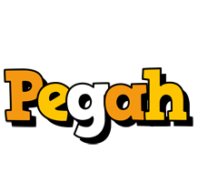 Pegah cartoon logo