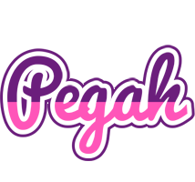 Pegah cheerful logo