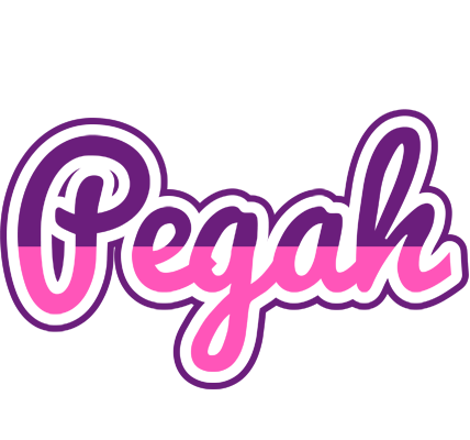 Pegah cheerful logo