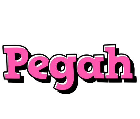 Pegah girlish logo