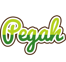 Pegah golfing logo