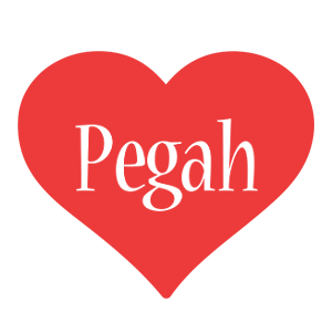 Pegah love logo