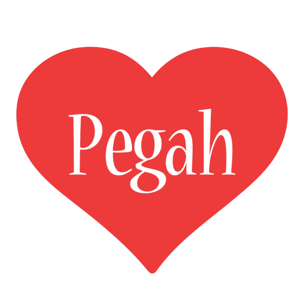 Pegah love logo