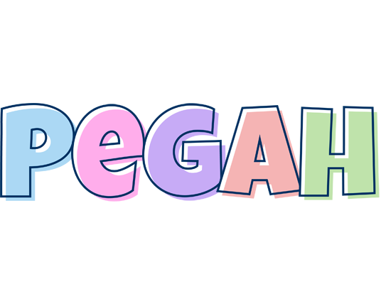 Pegah pastel logo