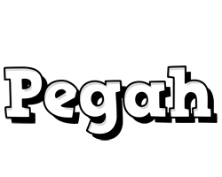 Pegah snowing logo