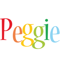 Peggie birthday logo