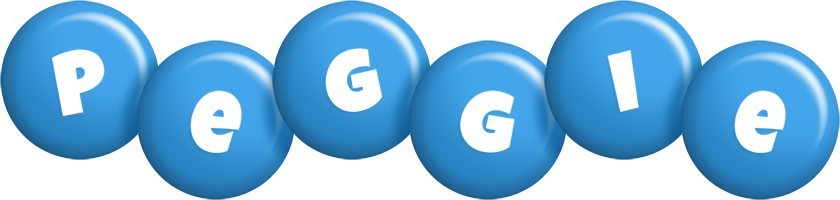 Peggie candy-blue logo