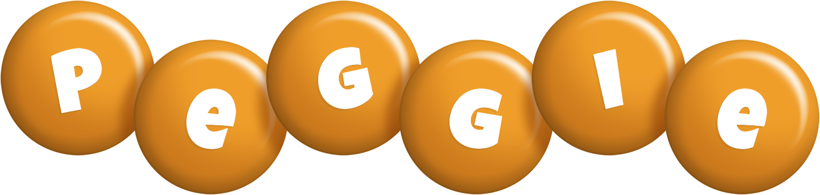 Peggie candy-orange logo