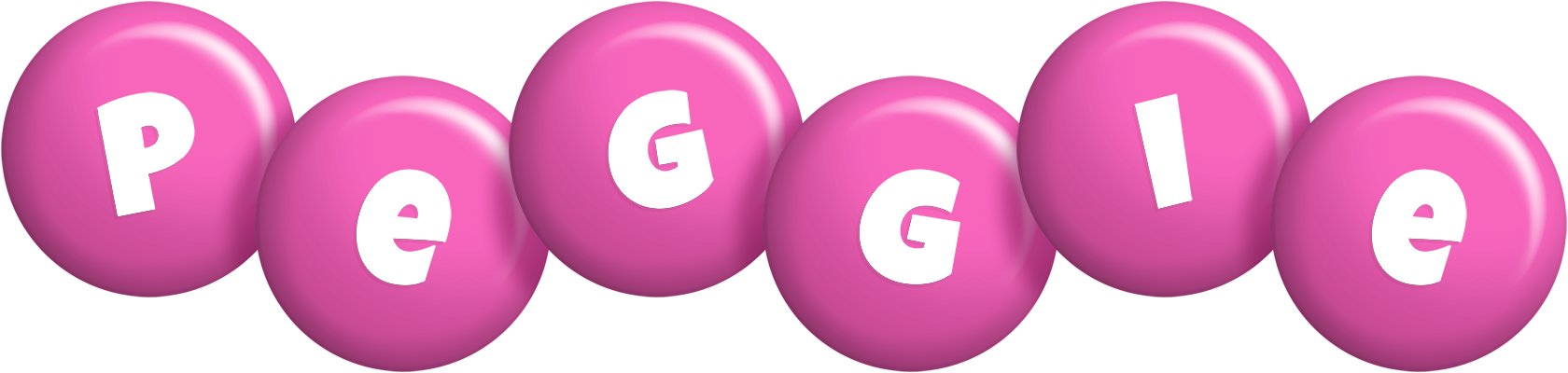 Peggie candy-pink logo