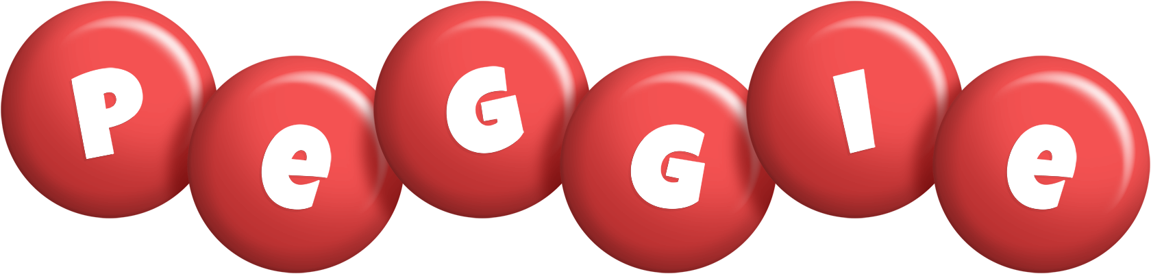 Peggie candy-red logo