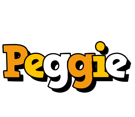 Peggie cartoon logo