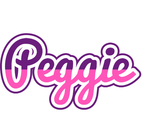 Peggie cheerful logo