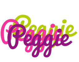 Peggie flowers logo