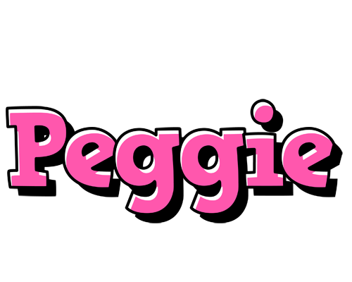 Peggie girlish logo