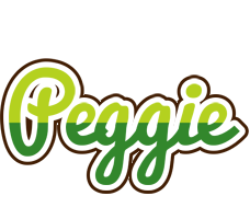 Peggie golfing logo