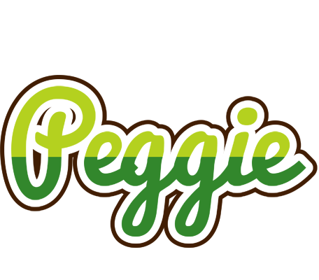 Peggie golfing logo