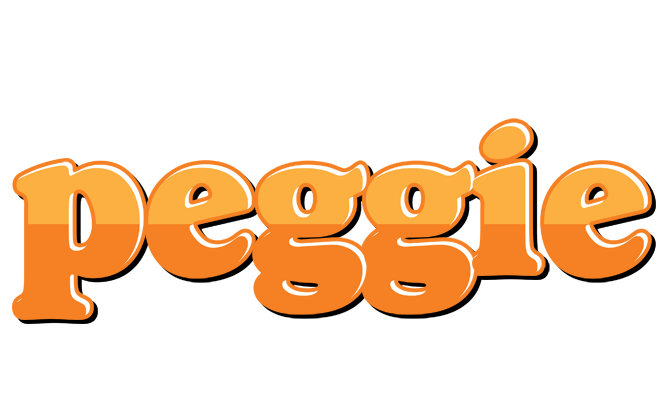 Peggie orange logo