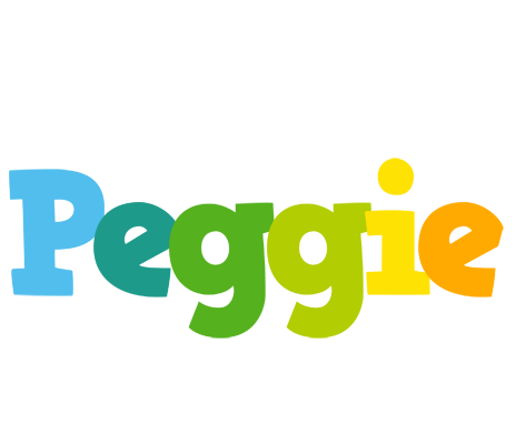 Peggie rainbows logo