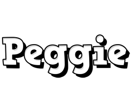 Peggie snowing logo