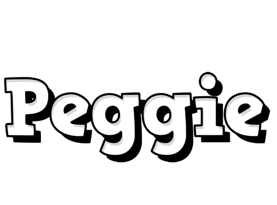 Peggie snowing logo