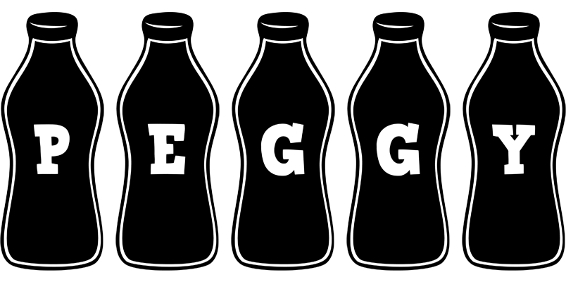 Peggy bottle logo