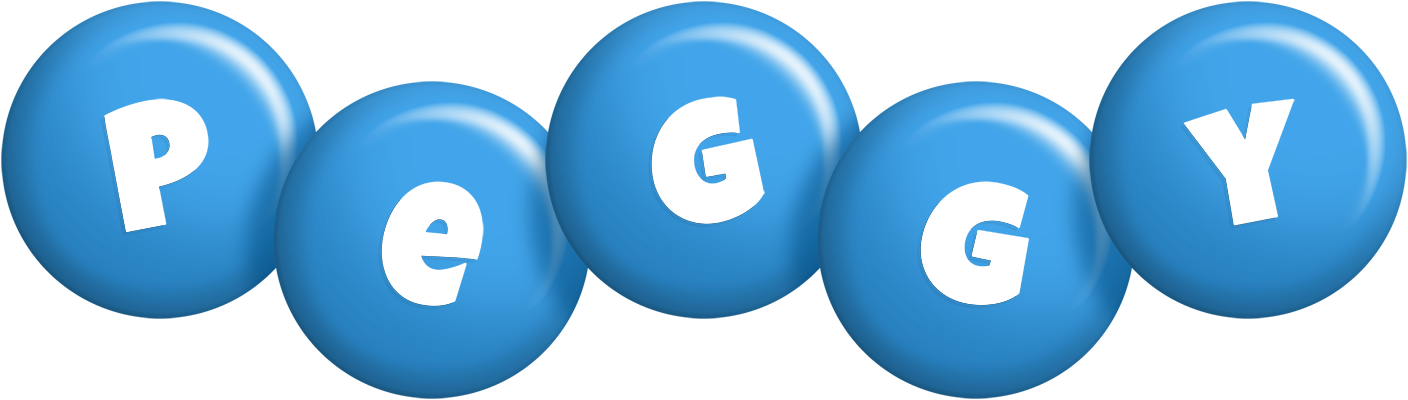 Peggy candy-blue logo