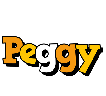 Peggy cartoon logo