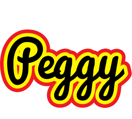 Peggy flaming logo