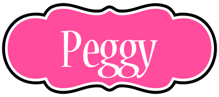 Peggy invitation logo