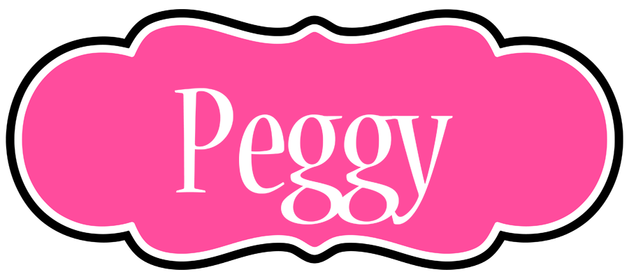 Peggy invitation logo