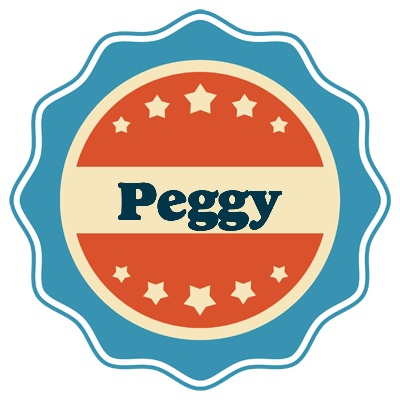 Peggy labels logo