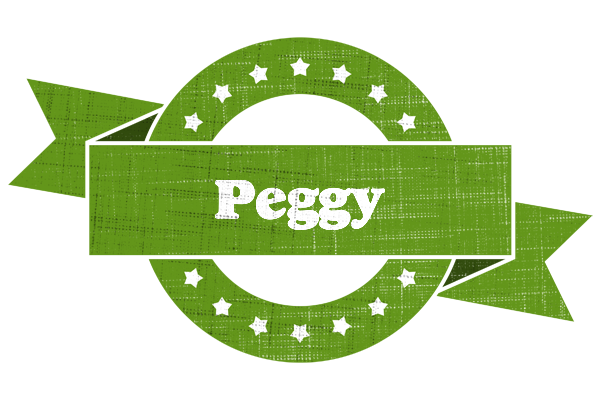 Peggy natural logo