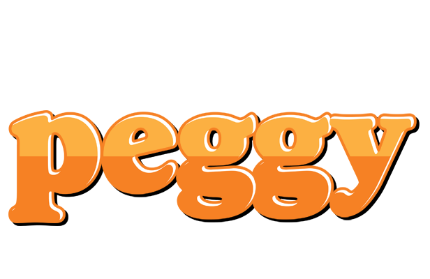 Peggy orange logo