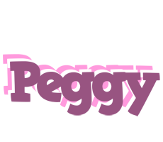 Peggy relaxing logo