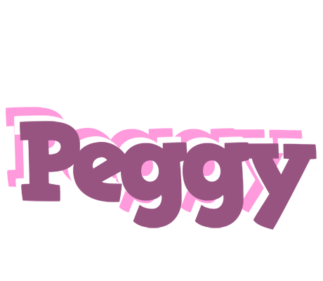 Peggy relaxing logo