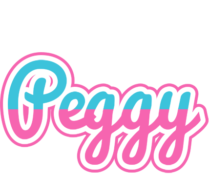 Peggy woman logo