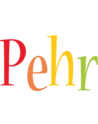 Pehr birthday logo