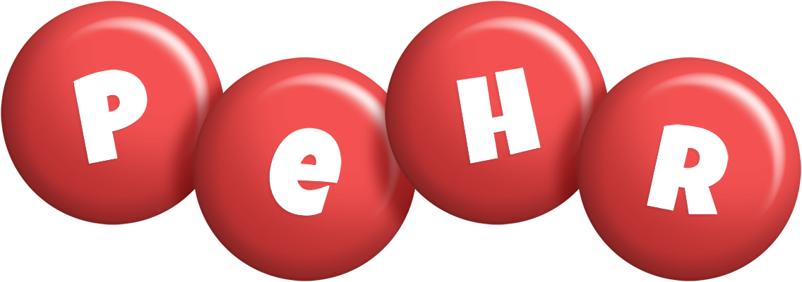 Pehr candy-red logo