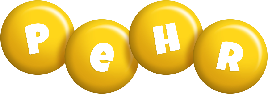 Pehr candy-yellow logo