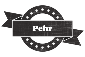 Pehr grunge logo