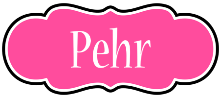 Pehr invitation logo