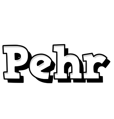 Pehr snowing logo
