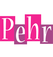 Pehr whine logo