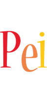 Pei birthday logo