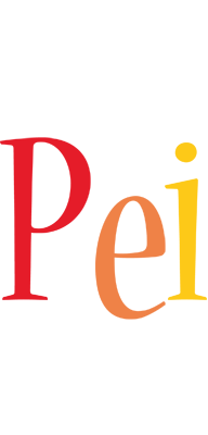 Pei birthday logo