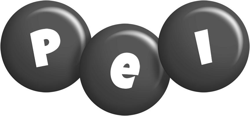 Pei candy-black logo